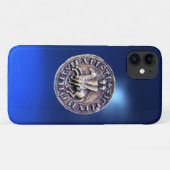 Coques Case-Mate iPhone SCEAU DES CHEVALIERS MODÈLE bleu (Dos (Horizontal))