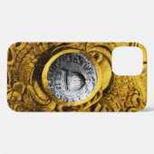Coques Case-Mate iPhone SCEAU DES CHEVALIERS MODÈLE or jaune (Verso (horizontal))