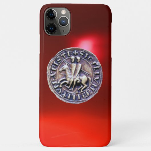 Coques Case-Mate iPhone SCEAU DES CHEVALIERS MODÈLE rouge (Dos)