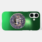 Coques Case-Mate iPhone SCEAU DES CHEVALIERS MODÈLE vert (Verso (horizontal))