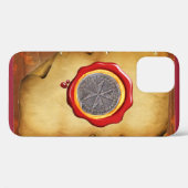 Coques Case-Mate iPhone Sceau du parchemin de cire médici St. Stephen Tosc (Verso (horizontal))