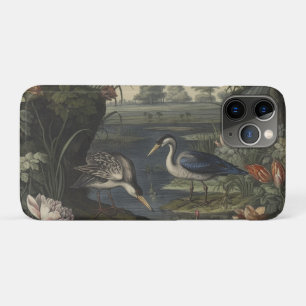 Case-Mate iPhone Case Scène botanique de grues bleues au bord d'une rivi
