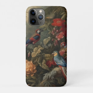 Case-Mate iPhone Case Scène botanique vintage oiseaux fleurs au paradis
