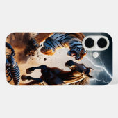 Coques Case-Mate iPhone Scène de bataille épique (Verso (horizontal))