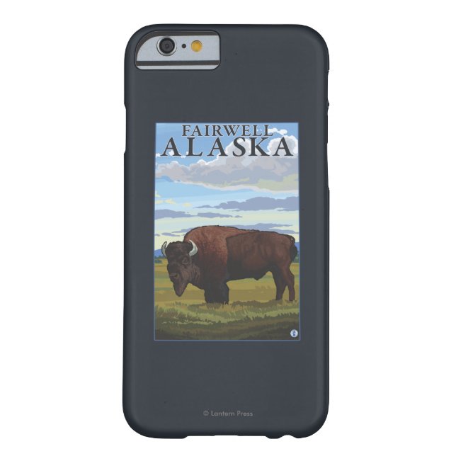 Coques Case-Mate iPhone Scène de bison - Fairwell, Alaska (Dos)