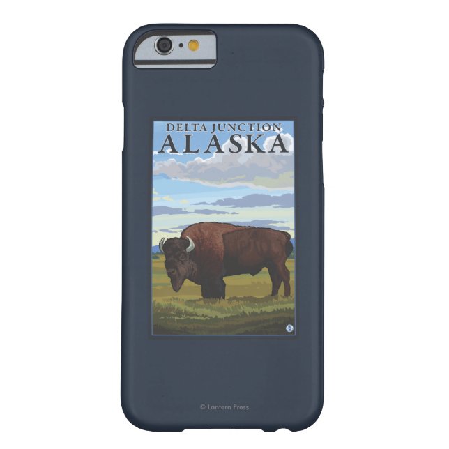 Coques Case-Mate iPhone Scène de bison - jonction de delta, Alaska (Dos)