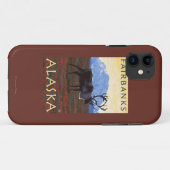 Coques Case-Mate iPhone Scène de caribou - Fairbanks, Alaska (Dos (Horizontal))