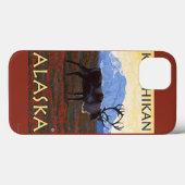 Coques Case-Mate iPhone Scène de caribou - Ketchikan, Alaska (Verso (horizontal))