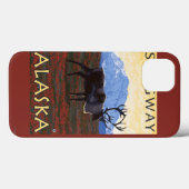 Coques Case-Mate iPhone Scène de caribou - Skagway, Alaska (Verso (horizontal))