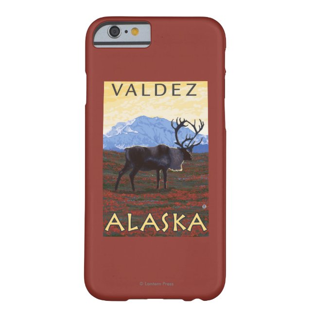 Coques Case-Mate iPhone Scène de caribou - Valdez, Alaska (Dos)