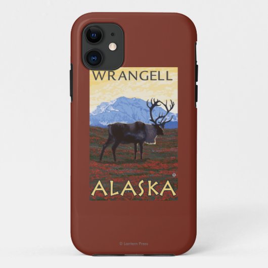 Coques Case-Mate iPhone Scène de caribou - Wrangell, Alaska (Dos)