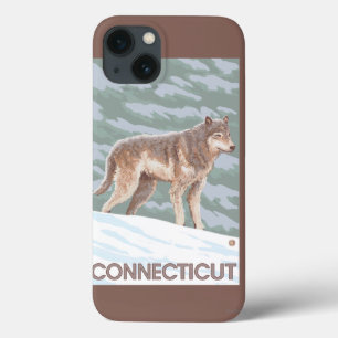 iPhone 13 Case Scène de ConnecticutWolf