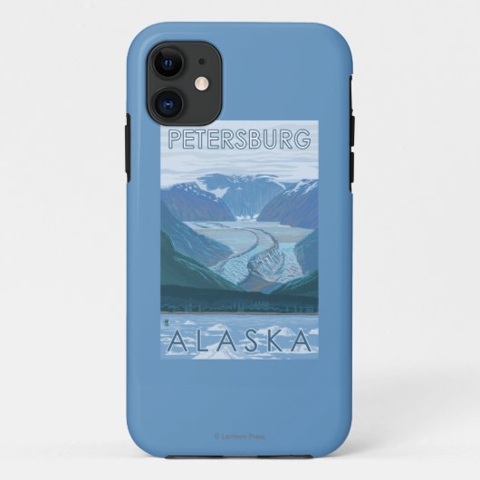 Coques Case-Mate iPhone Scène de glacier - Pétersbourg, Alaska (Dos)