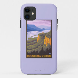 Etui iPhone Case-Mate Scène de gorge du fleuve Columbia avec le point de