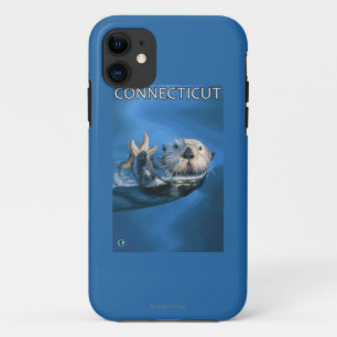 Coques Pour iPhone Scène de loutre de ConnecticutSea