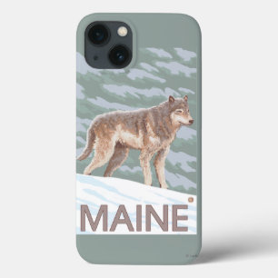 Etui iPhone 13 Scène de MaineWolf