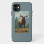 Coques Case-Mate iPhone Scène de MontanaElk (Dos)