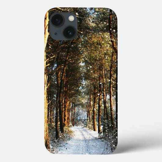 Coques Case-Mate iPhone Scène de neige de la forêt iphcna (Verso)