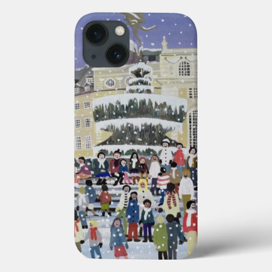 Coques Case-Mate iPhone Scène de neige de Piccadilly (Verso)