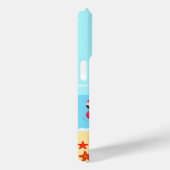 Coques Case-Mate iPhone Scène de Noël de plage (Verso / Droite)