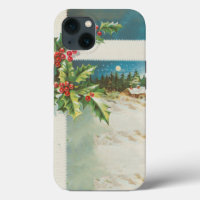 Scène de Noël Hiver de neige blanche