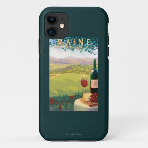 Coques Pour iPhone Scène de pays de MaineWine