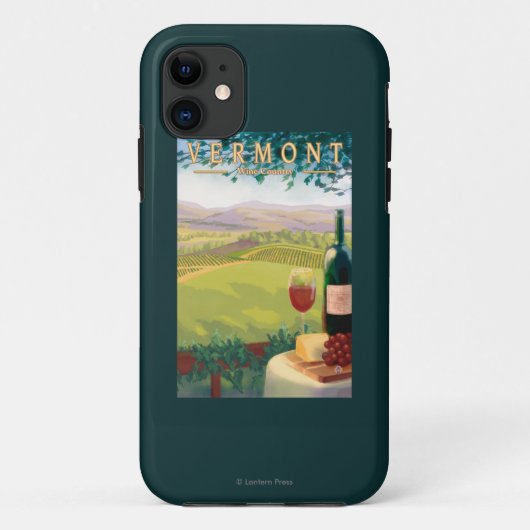 Coques Case-Mate iPhone Scène de pays de VermontWine (Dos)