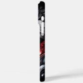 Coques Case-Mate iPhone Scène de réflexion du loup aux yeux bleus (Verso / Gauche)