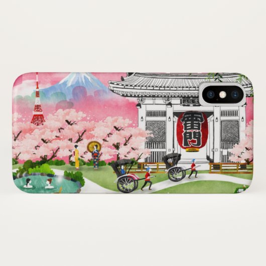 Coques Case-Mate iPhone Scène du Japon (Dos (Horizontal))