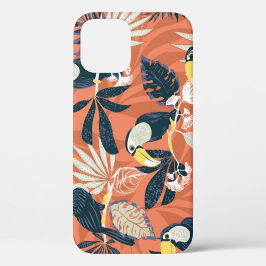 Coques Case-Mate iPhone Scène Exotique Toucan Jungle (Verso)