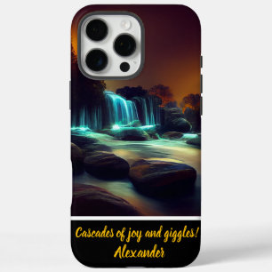 Coques iPhone 16 Pro Max Scène nocturne sur la lune