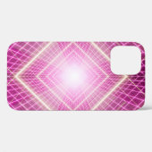 Coques Case-Mate iPhone Scène pop art rétro et sci fi des années 80. (Verso (horizontal))