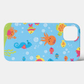 Coques Case-Mate iPhone Scène sous-marine mignonne (Verso (horizontal))