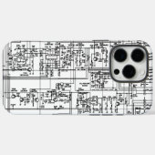 Coques Case-Mate iPhone Schéma de circuit imprimé de carte de circuit élec (Verso (horizontal))
