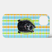 Coques Case-Mate iPhone Schipperke Joli Plaid (Verso (horizontal))