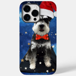 Coque Pour Pour iPhone 14 Pro Max Schnauzer de Noël