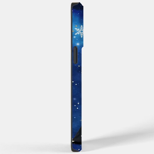 Coques Case-Mate iPhone Schnauzer de Noël (Verso / Droite)