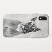 Coques Case-Mate iPhone Schnauzer (Giant) Peinture - Chien Art (Dos (Horizontal))