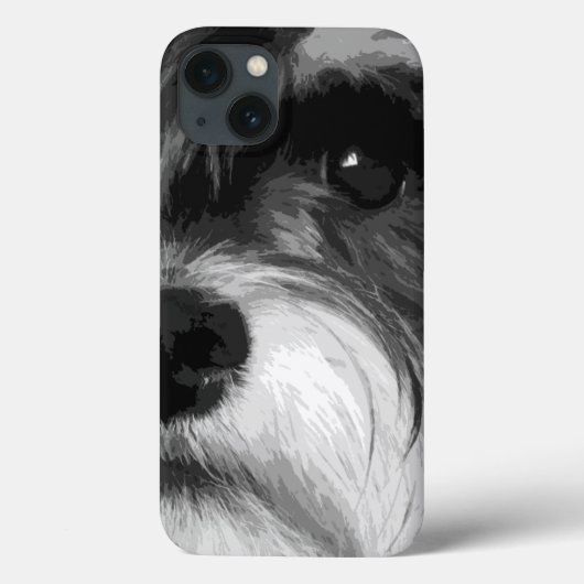 Coques Case-Mate iPhone Schnauzer miniature (Verso)