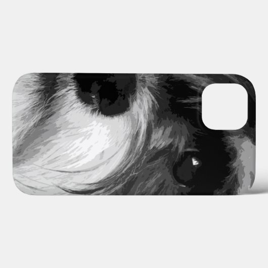 Coques Case-Mate iPhone Schnauzer miniature (Verso (horizontal))