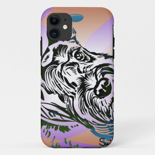 Coques Case-Mate iPhone Schnauzer nain (Dos)