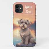 Coques Case-Mate iPhone Schnauzer par lac (Dos)