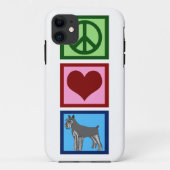 Coques Case-Mate iPhone Schnauzers Peace Love (Dos)
