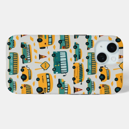 Coques Case-Mate iPhone School Bus (Verso (horizontal))