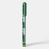 Coques Case-Mate iPhone Schrödinger's Cat Mid Century bleu foncé moderne (Verso / Droite)