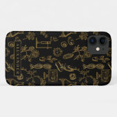 Coques Case-Mate iPhone Science Biologie Art Or Monogramme (Dos (Horizontal))