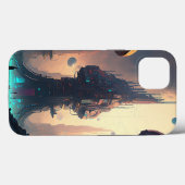 Coques Case-Mate iPhone Science Fiction Futuriste Ville Coque-Mate iPhone  (Verso (horizontal))