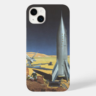 Coques Pour iPhone Science-fiction vintage Planète désertique avec ro