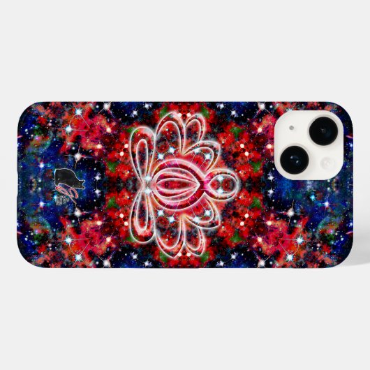 Coques Case-Mate iPhone Scintillation Zen Lotus (Verso (horizontal))
