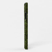 Coques Case-Mate iPhone Scintillement vert pomme foncé (Dos/Droite)